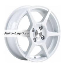 СКАД 5,5x14/4x100 ET38 D67,1 Ягуар (КЛ147) белый