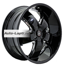 Harp Y-18 9,5x20/6x139,7 ET15 D108,1 Y-18 Gloss black with chrome accents