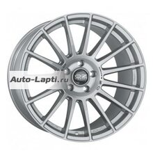 OZ 8x18/5x112 ET48 D75 Superturismo LM Matt Race Silver + Black Lettering